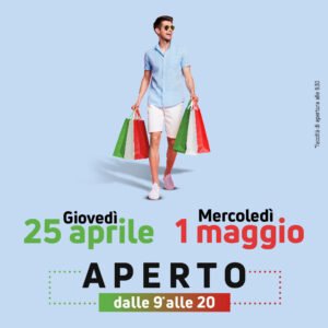 25 Aprile e 1 maggio APERTO