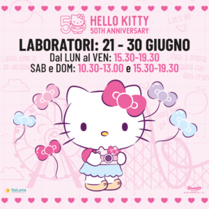 Hello Kitty 50th anniversary: laboratori