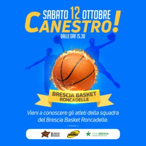 Sabato 12 Ottobre CANESTRO!