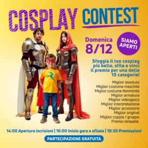 COSPLAY CONTEST al Centro Commerciale Rondinelle
