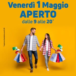Venerdì 1 Maggio APERTO